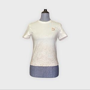 NWT Puma Tee Metallic Running Shirt Size S